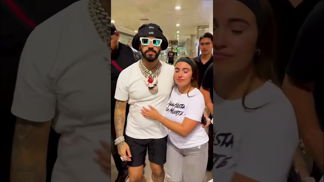 Anuel pasa momento incómodo con fanática 😱