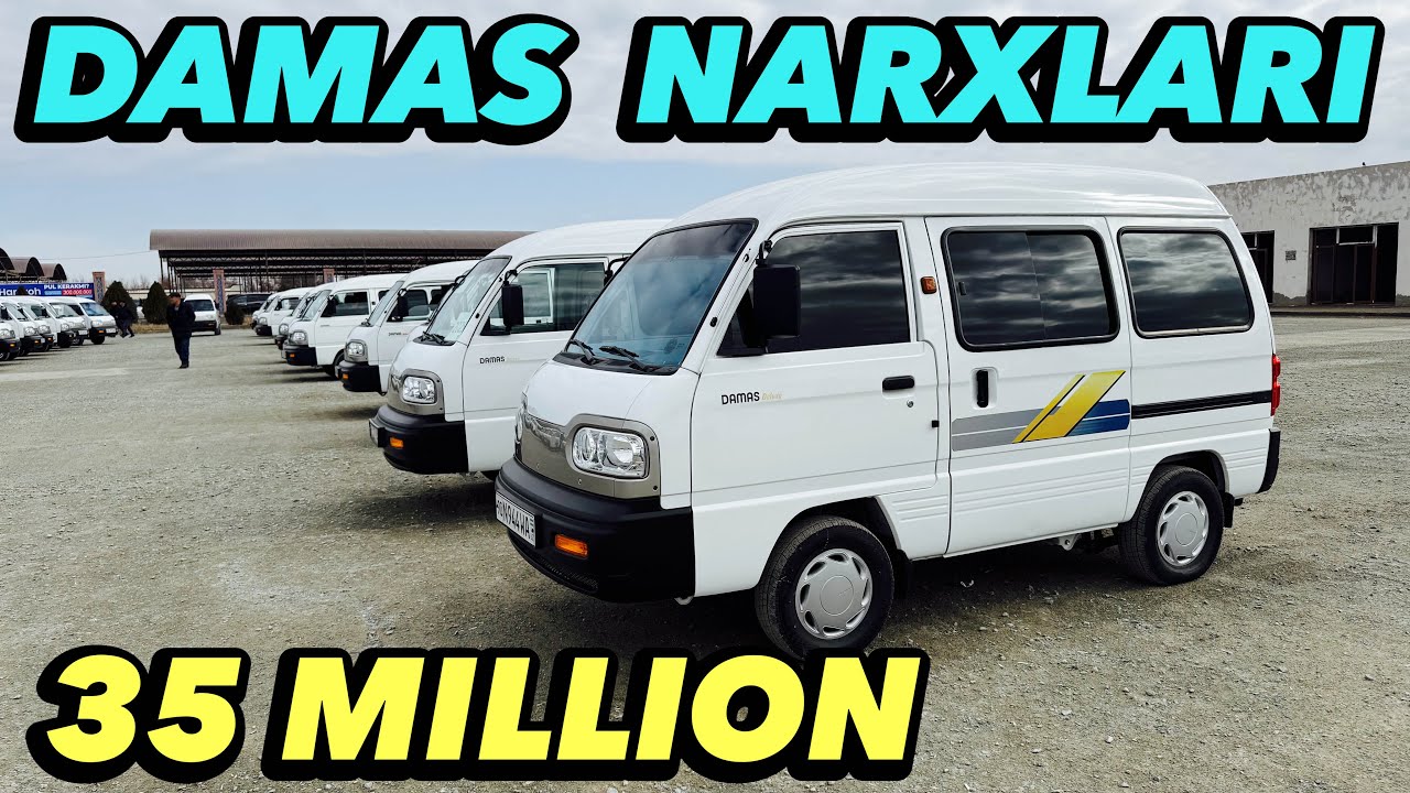 ХОРАЗМ МАШИНА БОЗОРИ ДАМАС НАРХЛАРИ✅️ Urganch Mashina Bozori Damas Narxlari 2026-YIL 