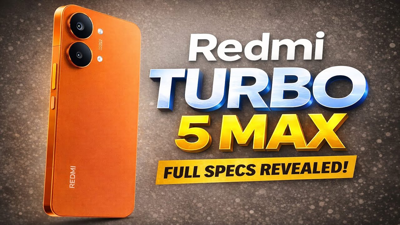 Redmi Turbo 5 Max Full Specs Revealed 😱 9000mAh + 100W Charging | 3nm Beast 2026