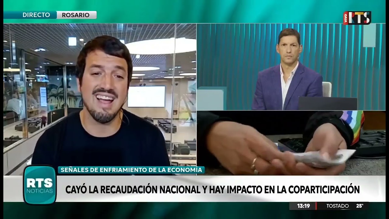 Con la caída de la recaudación federal también se desplomó la coparticipación a Santa Fe