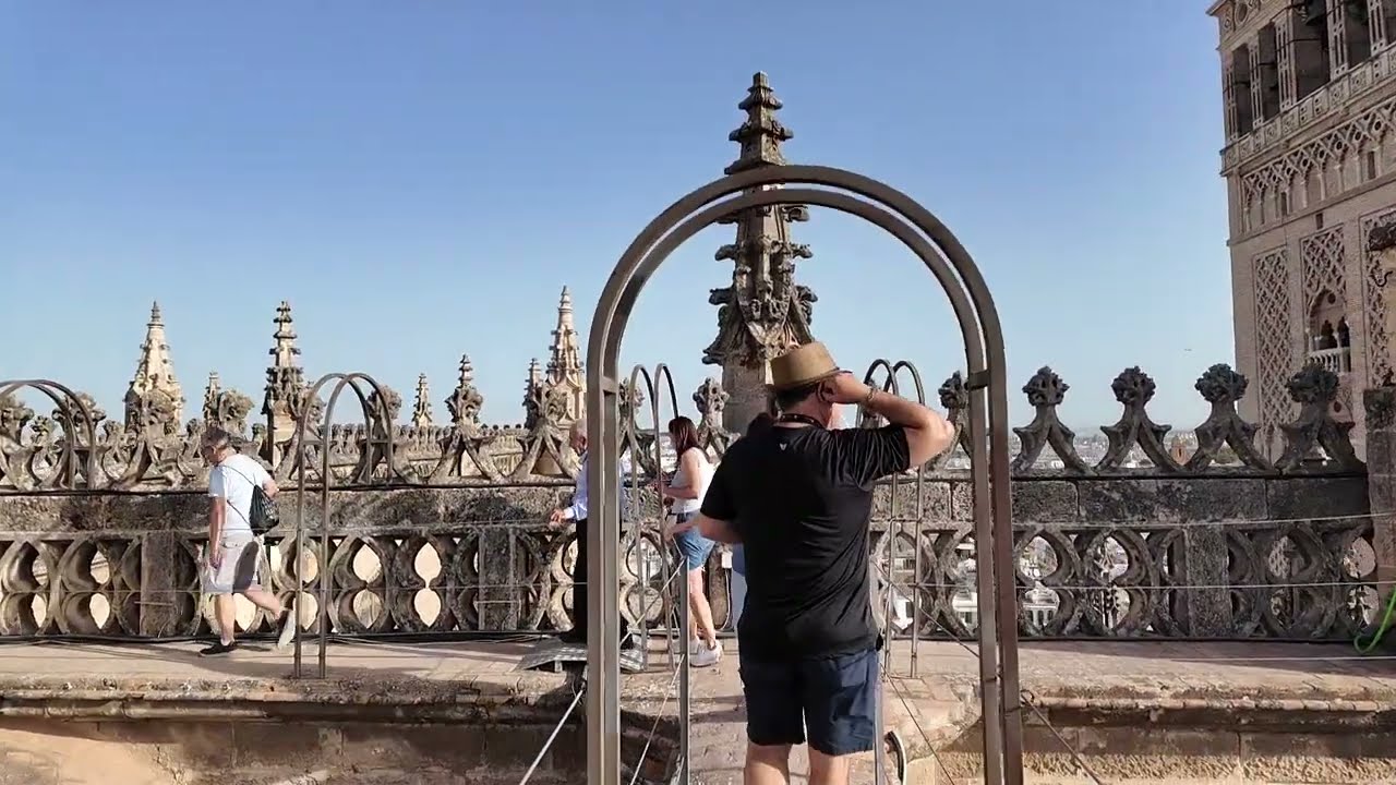 Spain - 09-16-2024 - Seville Cathedral rooftop tour.