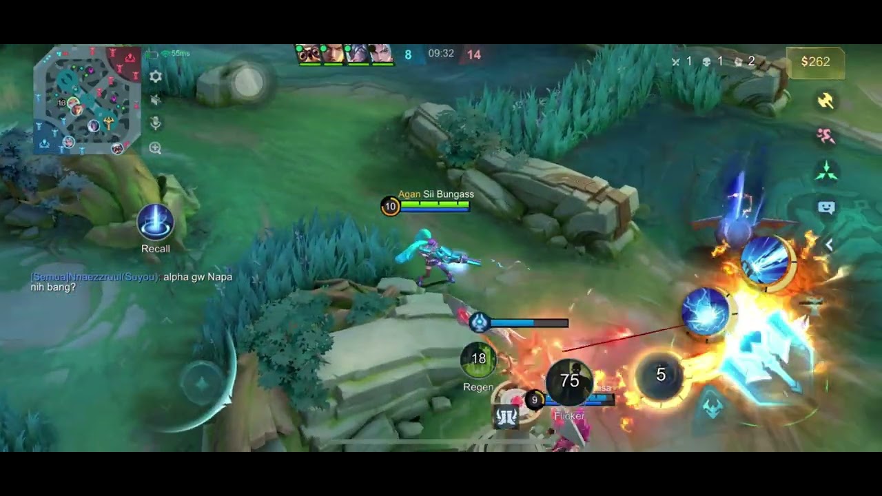 begini cara Laning phase layla vs lesley,apa dah ini alpha sudah digendong b*c*t pula