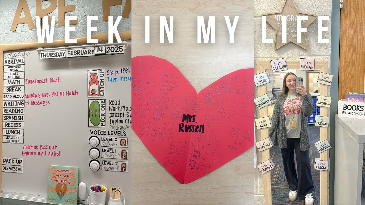 WEEK IN MY TEACHER LIFE: curriculum updates, Valentine's Day, + more!