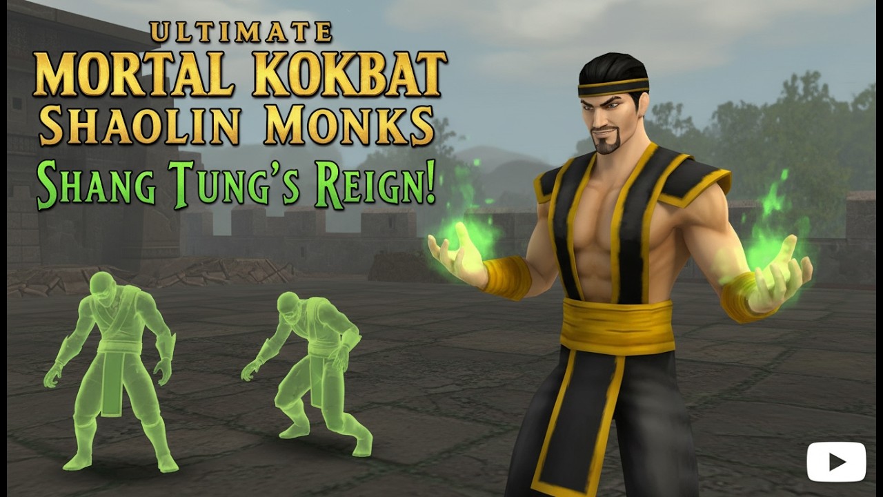 Mod V 2 Ultimate Mortal Kombat Shaolin Monks Com Shang Tsung ! Em 4K ps2 Emu PARTE 5