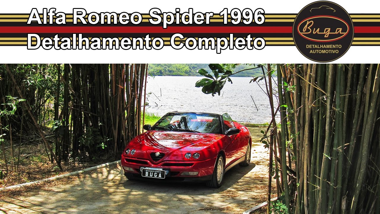 Alfa Romeo Spider Rosso Alfa 1996 Full Detail Buga Detalhamento