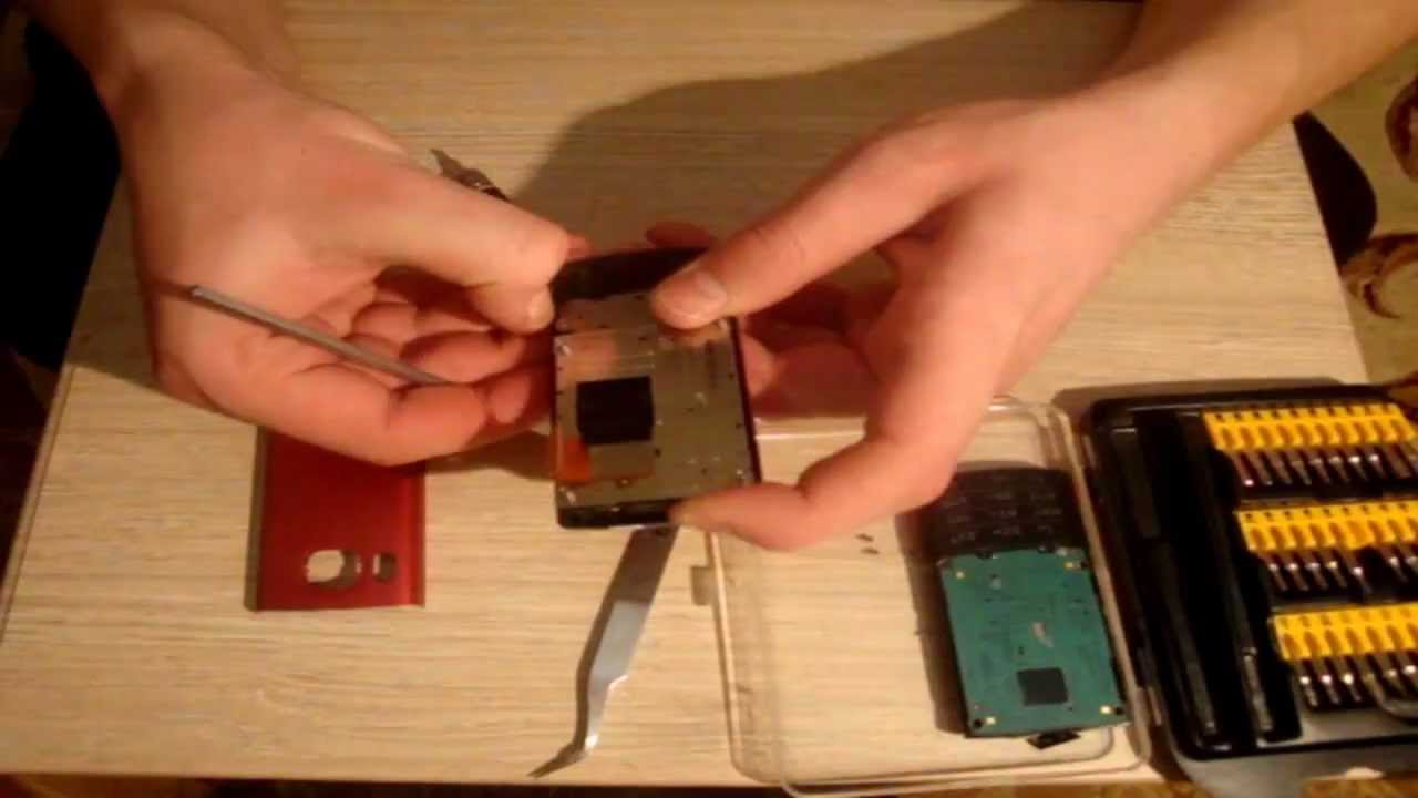 Замена дисплея на nokia 6700 slide