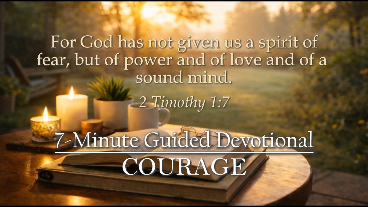2 Timothy 1:7 | 7-Minute Guided Devotional – Overcoming Fear with God’s Power, Love & Sound Mind