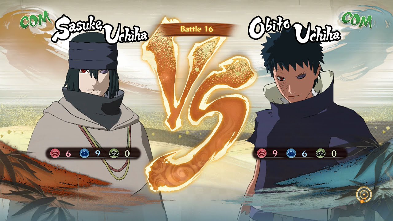 Naruto Shippuden: Ultimate Ninja Storm 4, Sasuke Uchiha (Last) VS Obito Uchiha!