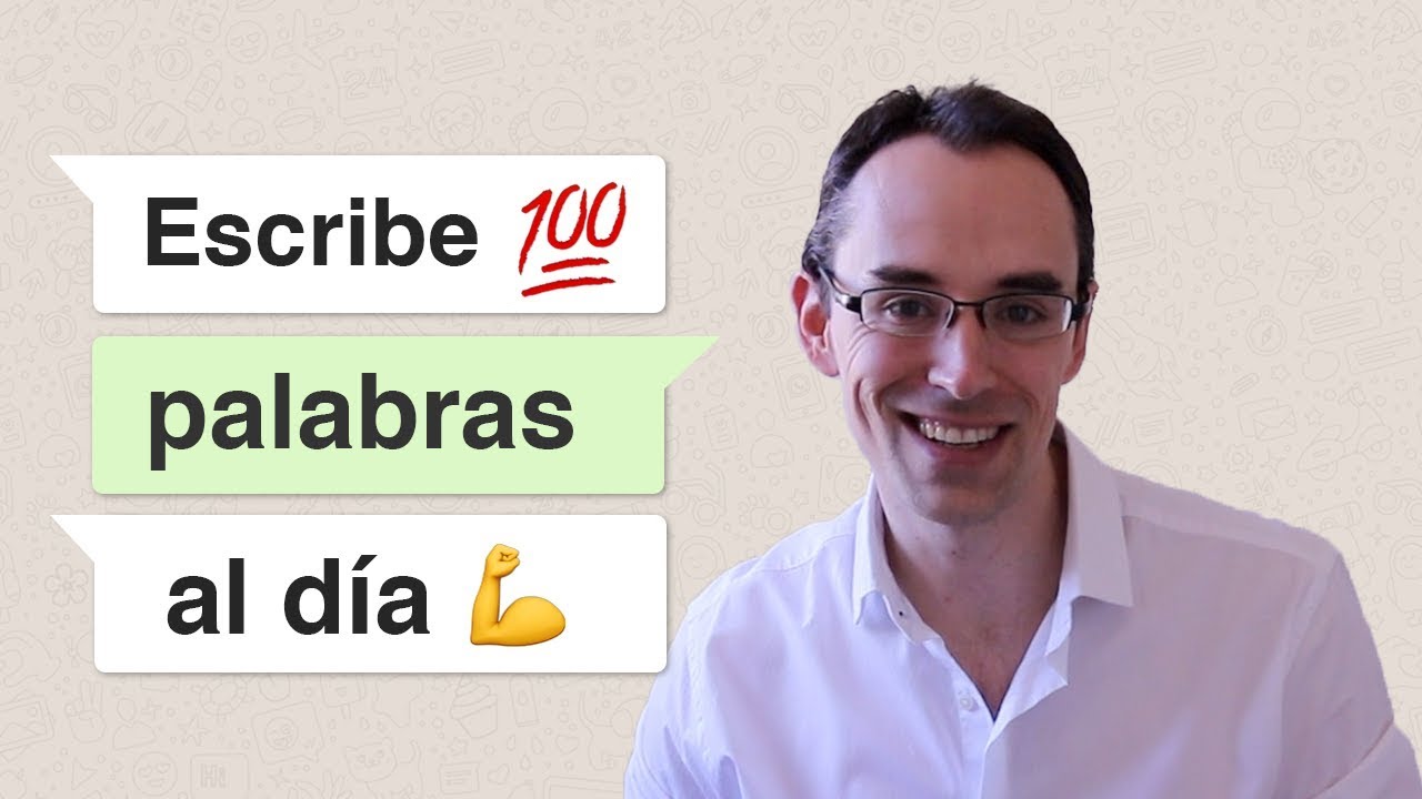 Cómo escribir 100 palabras en español todos los días (with Subtitles)