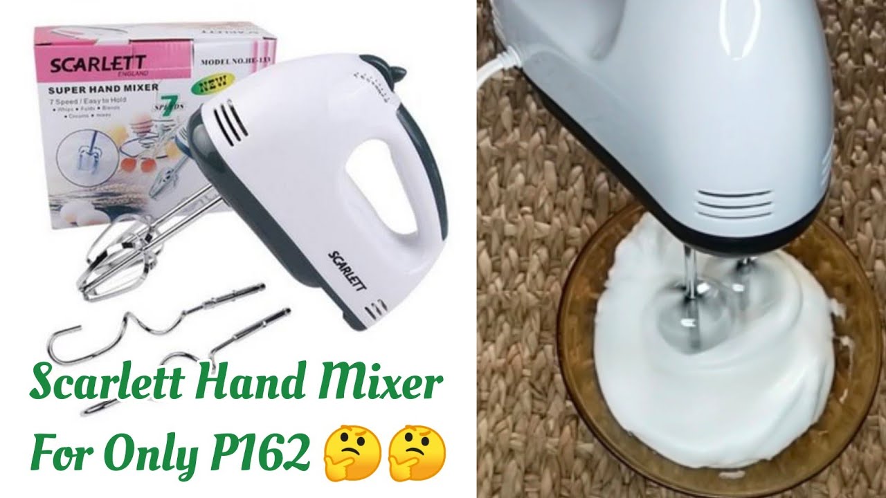 SCARLETT HAND MIXER Unboxing And Testing