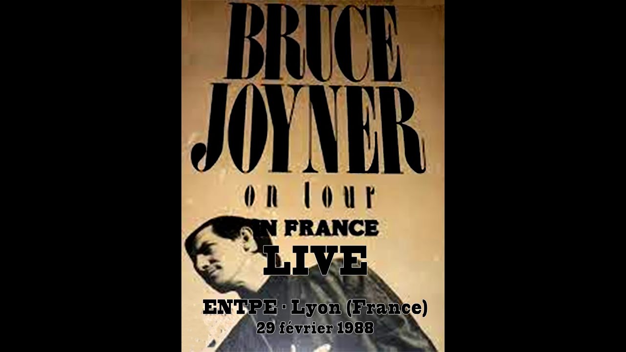 BRUCE JOYNER - ENTPE - Lyon (France) - 29 février 1988