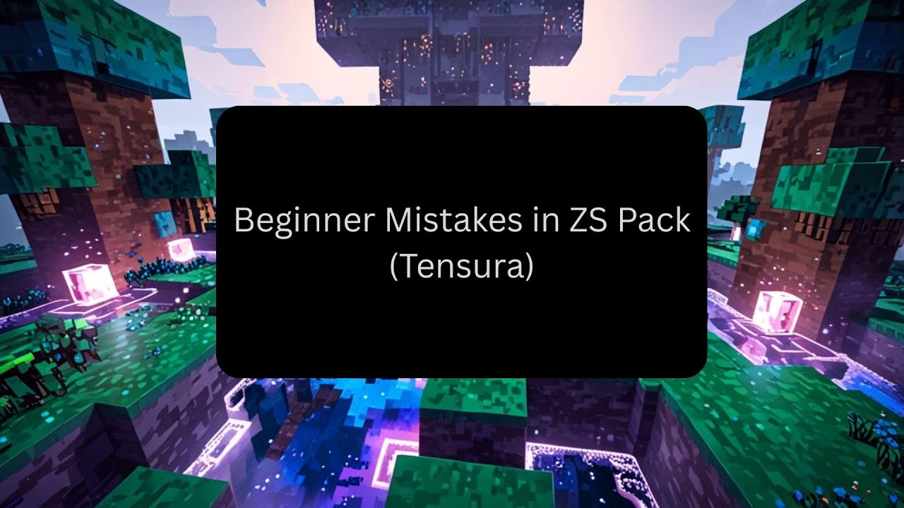 Beginner Mistakes in ZS Pack (Tensura)