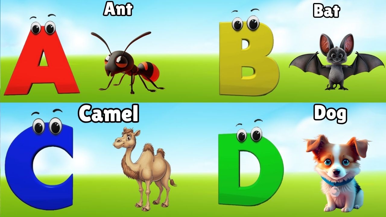 Alphabet Animals Song | Learn the ABC Alphabet Animals Song for Kids | ABC Alphabet Phonics Song