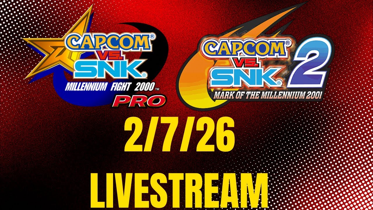 Capcom Fighting collection 2  Stream 2/7/26 #capcomvssnk2 #gaming #streetfighter 