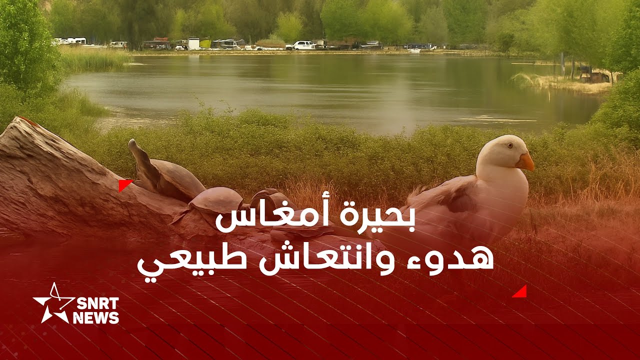 بحيرة أمغاس.. ملاذ طبيعي للهاربين من لهيب الصيف