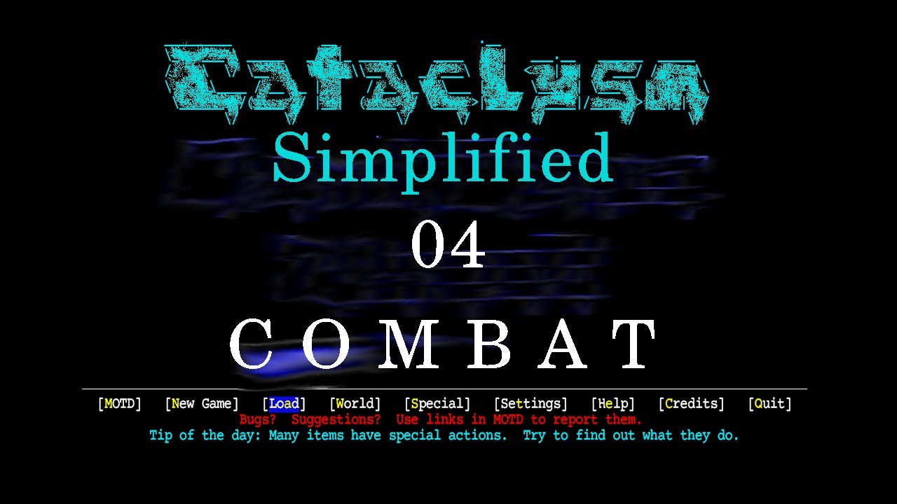 Обучающее видео по Cataclysm, ближний бой