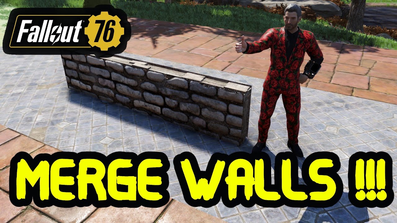 Fallout 76 Camp Turorial - Merge Walls