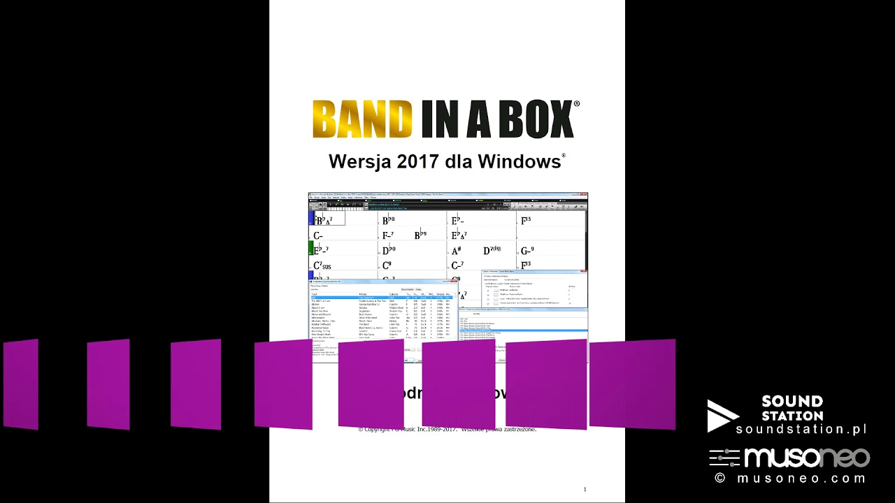 BAND IN A BOX- instalacja