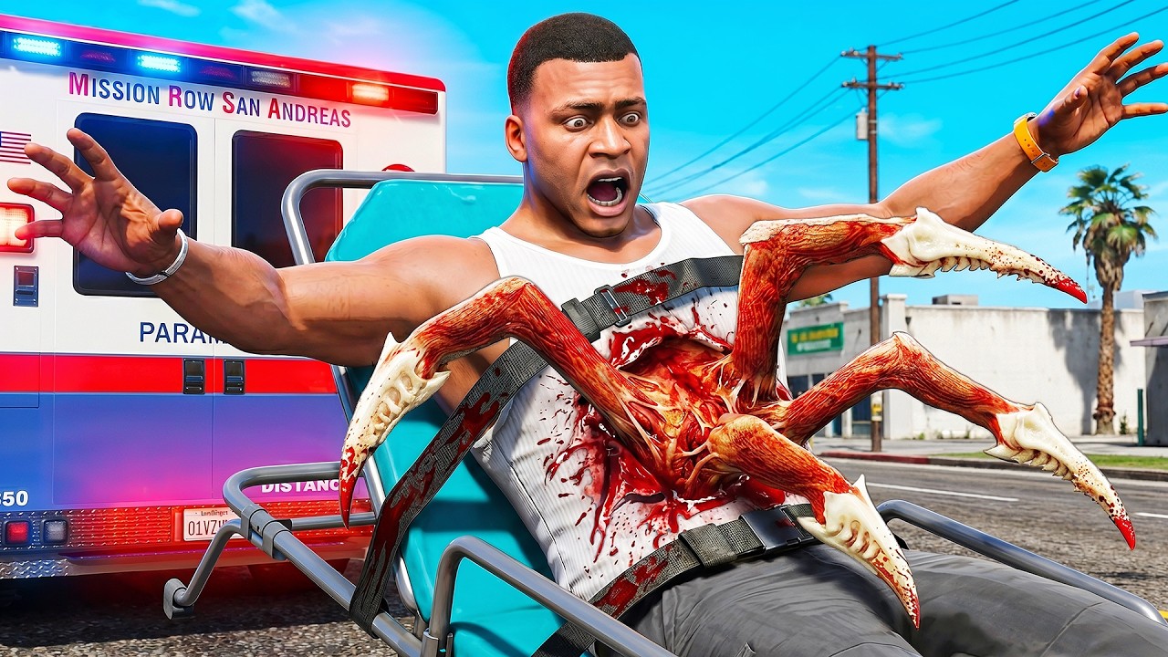 ЧТО-ТО ПРОНИКЛО В ТЕЛО ФРАНКЛИНА в GTA 5!