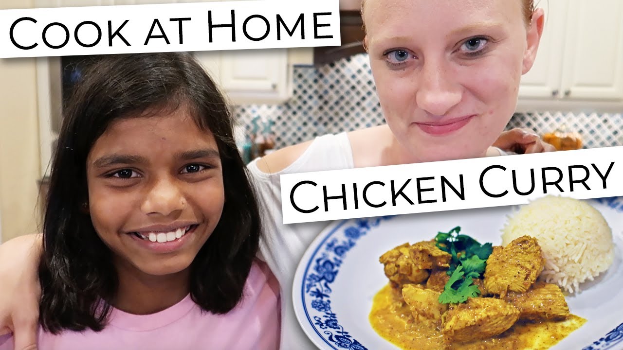 Mother Daughter Cooking INDIAN FOOD 2020 // Chicken Curry Cook At Home #StayHome