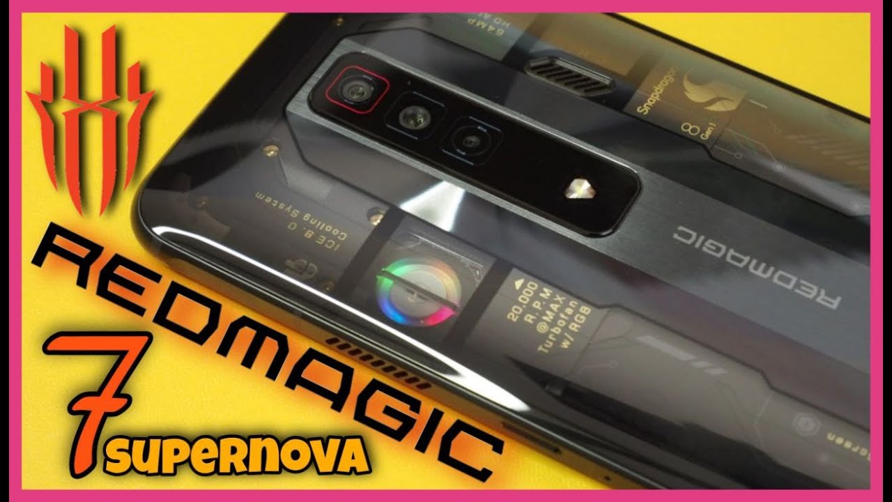 NUBIA REDMAGIC 7 SUPERNOVA UNBOXING ¡18GB DE RAM! ¡VENTILADOR RGB! ( mi primer MÓVIL GAMING )