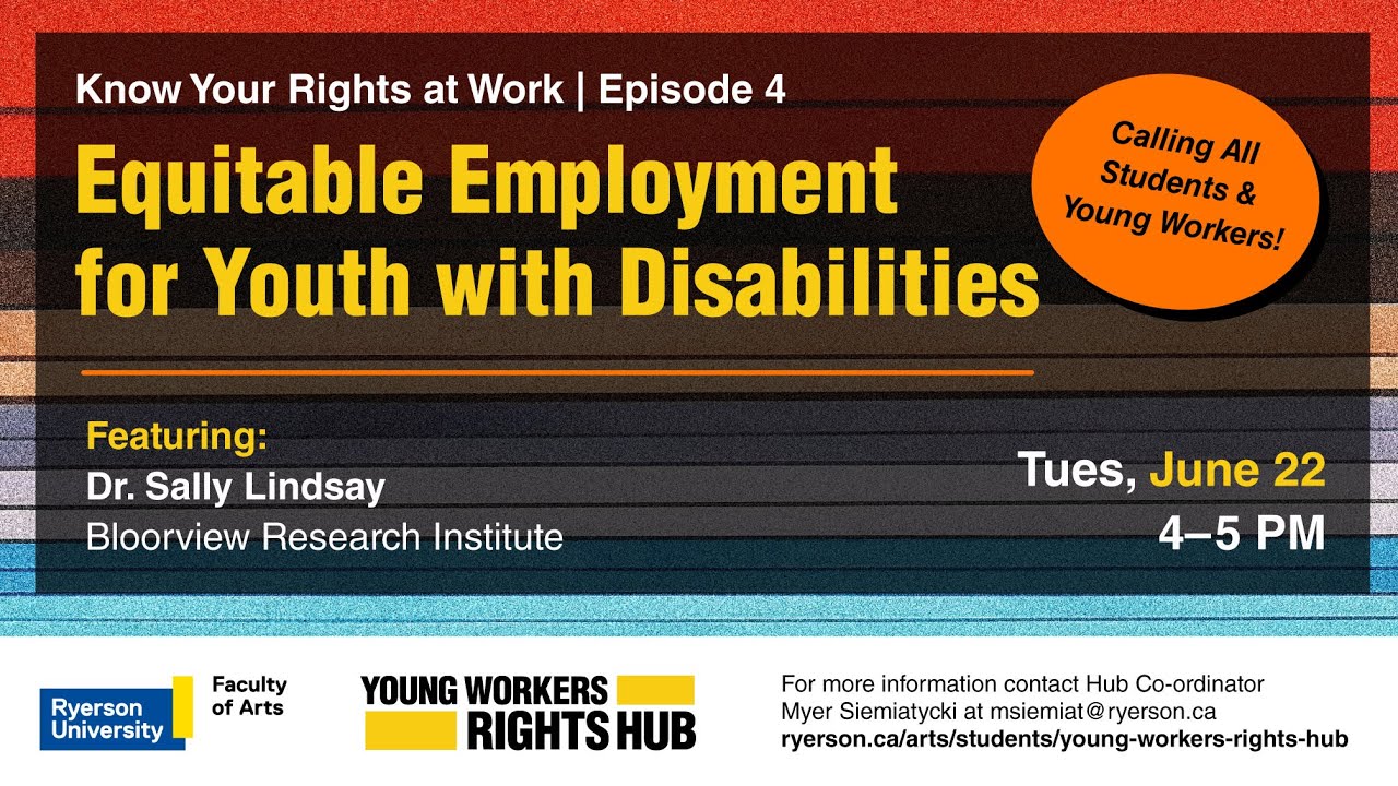 Equitable Employment for Youth with Disabilities