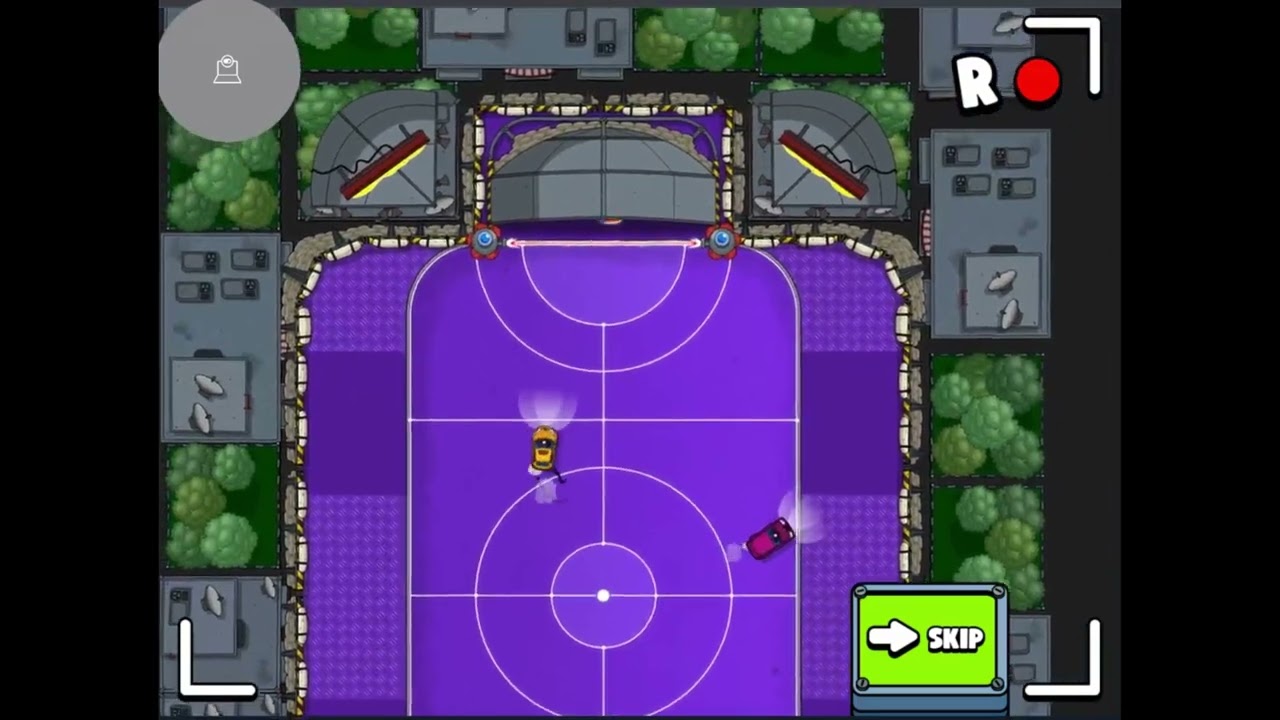 My first trick shot on Mini Car Ball on Coolmath Games!