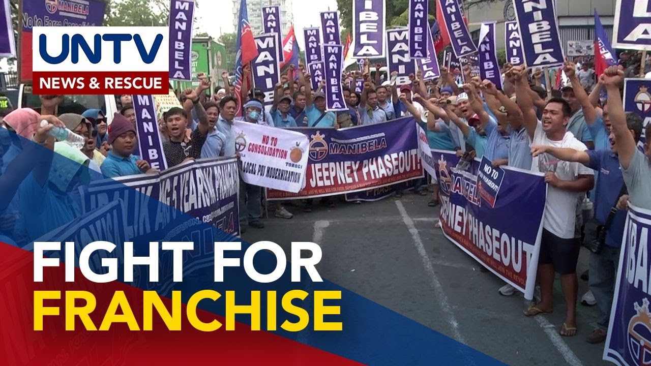 Manibela, Piston to continue protests against apprehension of unconsolidated jeepneys