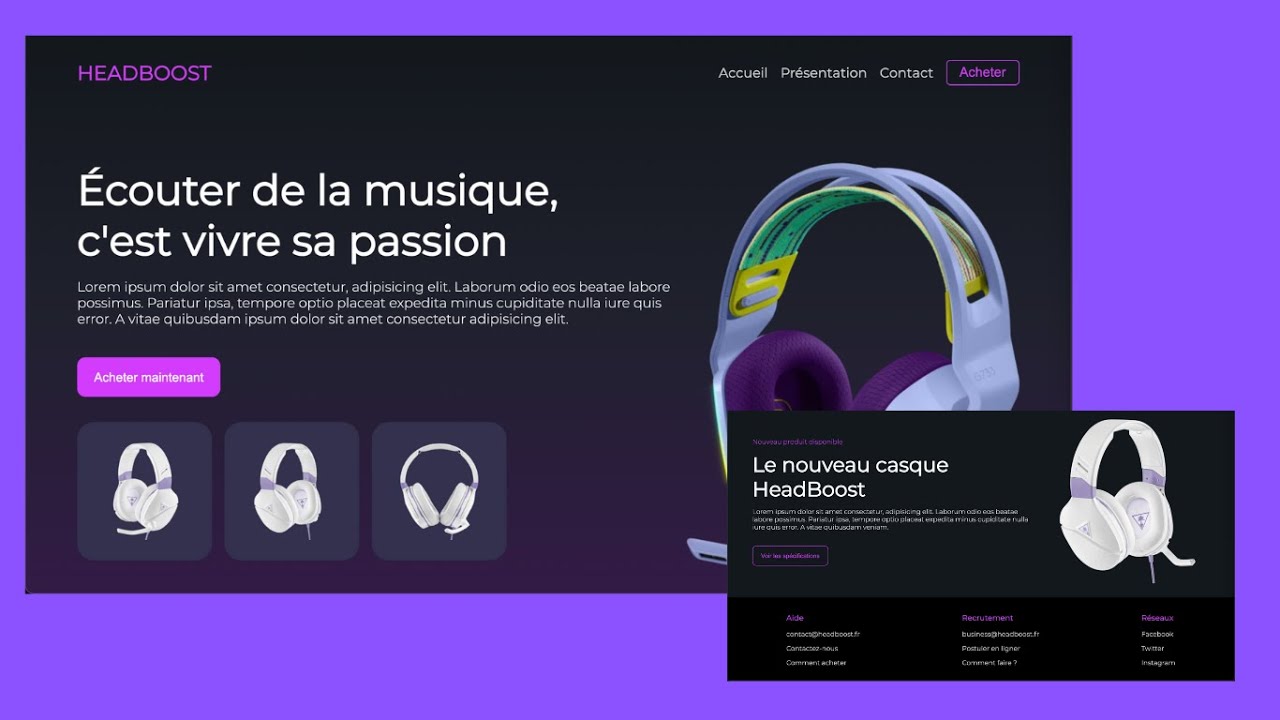 Comment Créer une Landing Page Moderne et Responsive en HTML & CSS de A à Z