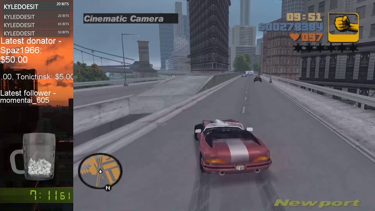 GTA III - All Unique Stunt Jumps speedrun in 13:11