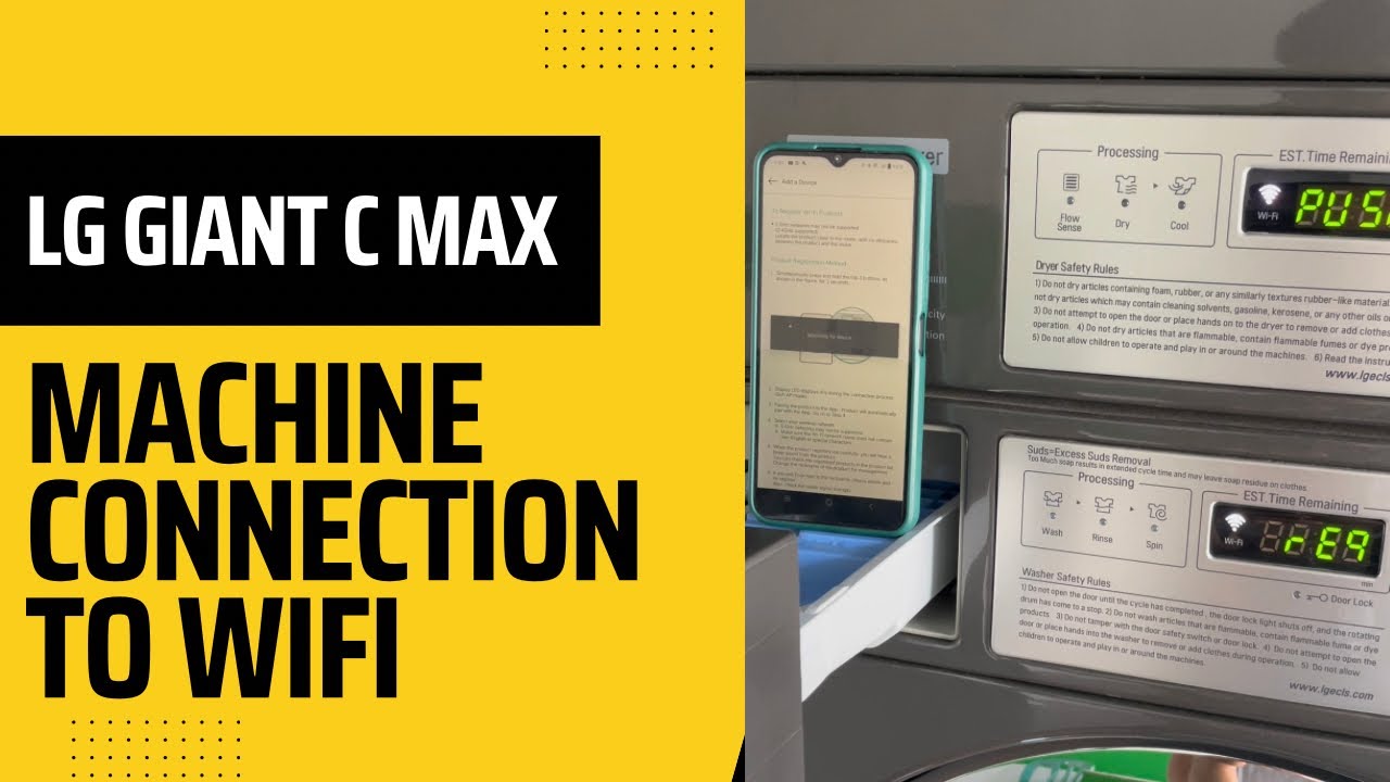 LG Giant C Max WiFi Connection DIY Tutorial