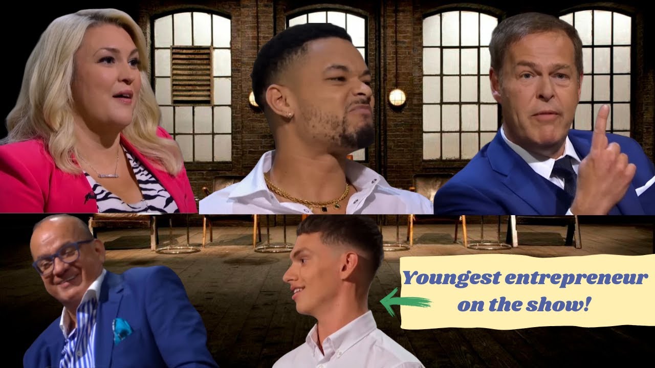 David Dickinson's grandson 18 year old Myles Dickinson | Dragons' Den |
