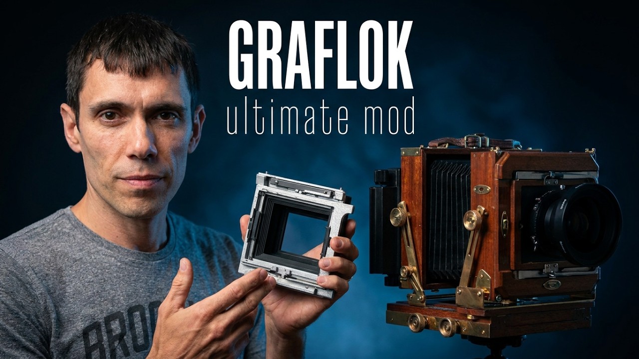 Модификация крупноформатной камеры - задняя панель Graflex Graflok
