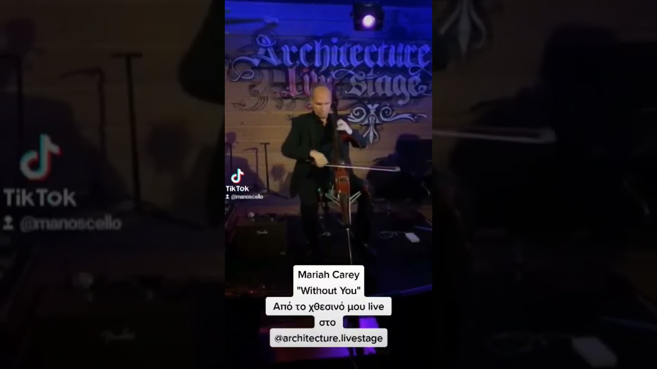 Mariah Carey, Without You | Cello Cover from Yesterday's Live at @ArchitectureLivestage