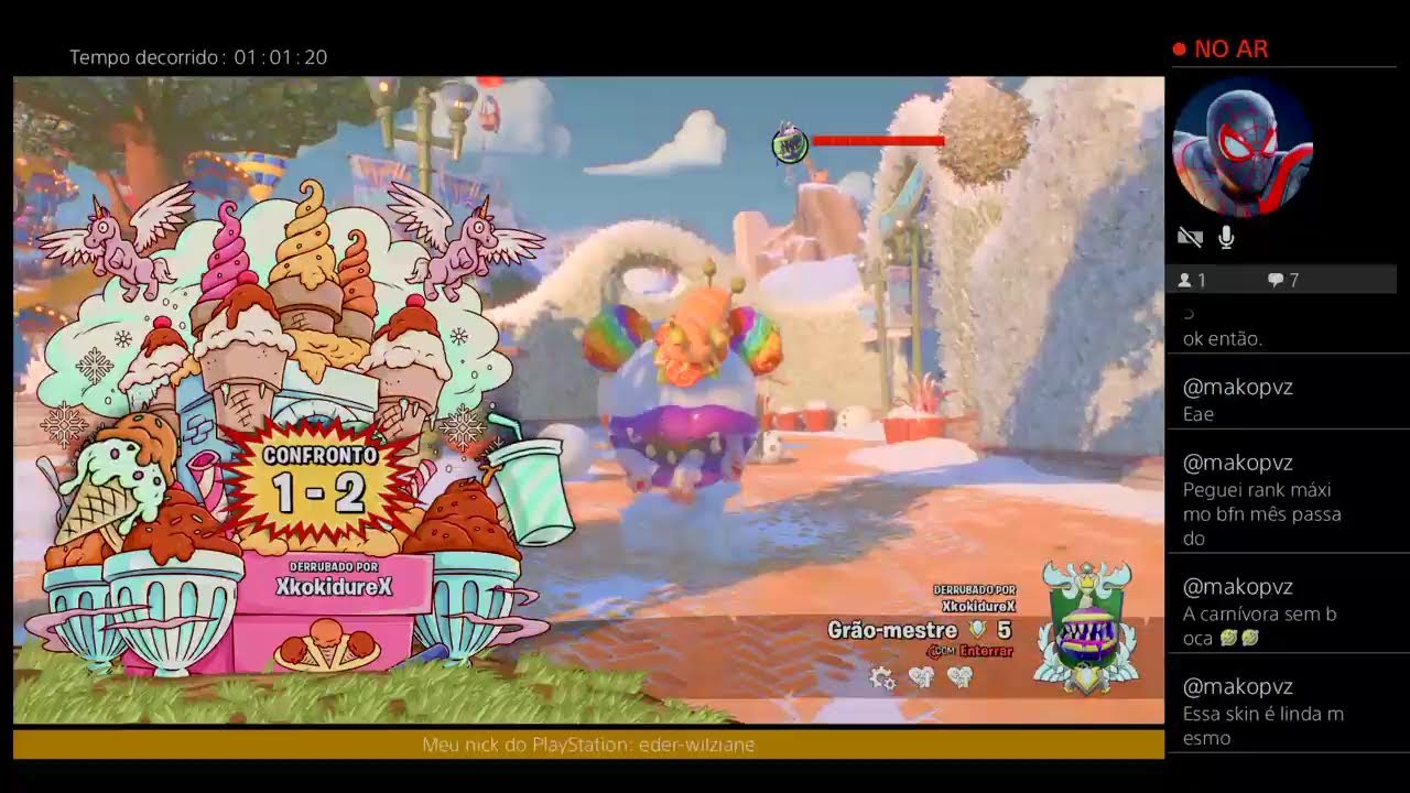 Jogando PVZ BFN com o matheus