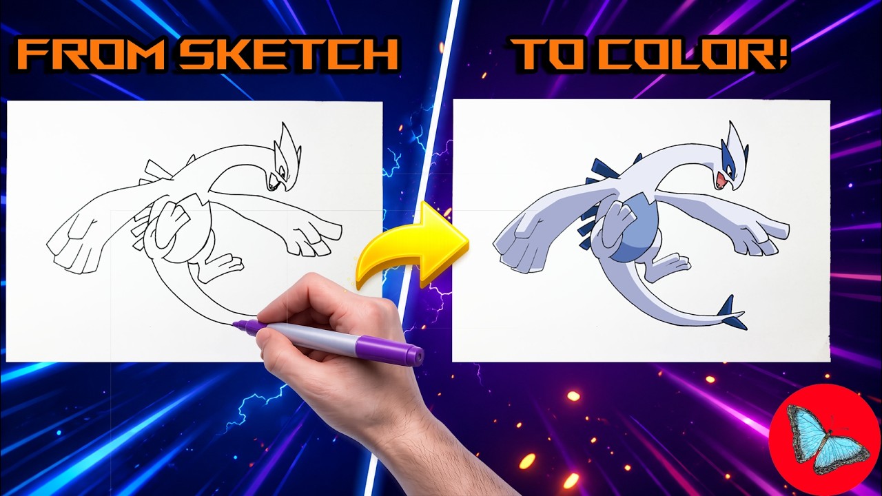 How To Draw Pokemon - Lugia
