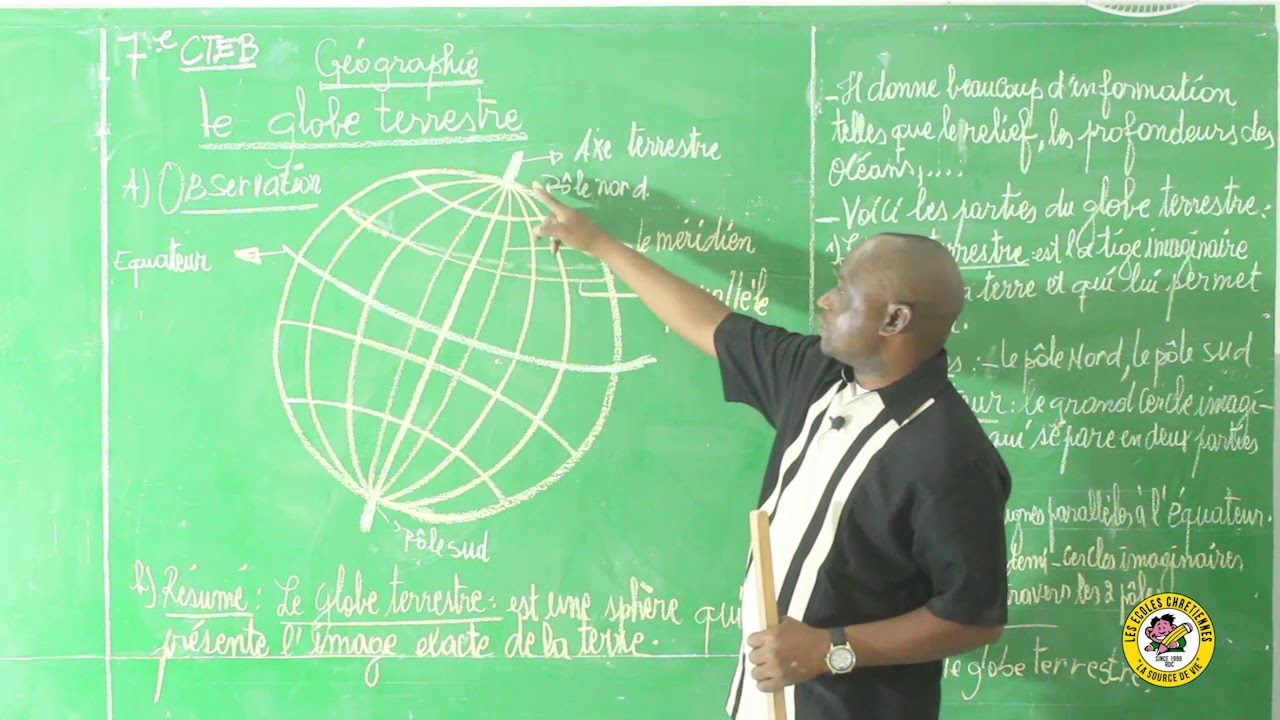 Géographie : Le globe terrestre