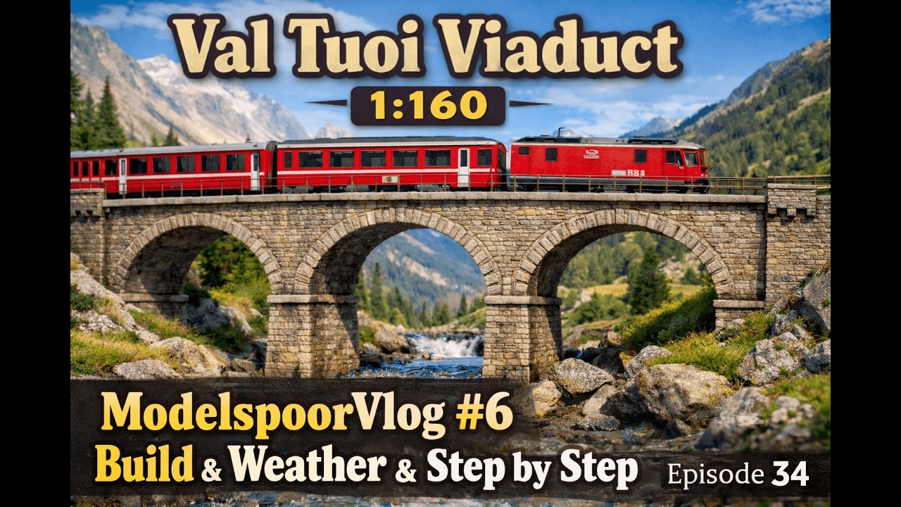 From Plastic to Realistic Swiss Viaduct! | N Scale Faller Build & Weathering ~# 34