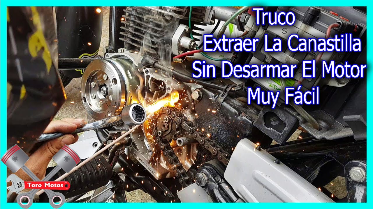 Boxer CT 100 Como Cambiar La Canastilla Sin Desarmar El Motor
