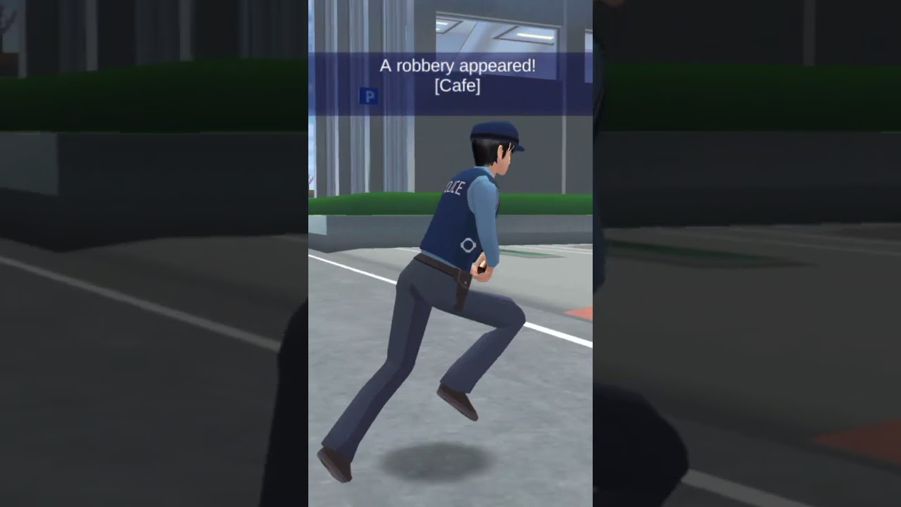 Jack police officer is fighting with robbers #sakuraschoolsimulator #police #robbery #rp #rinwell