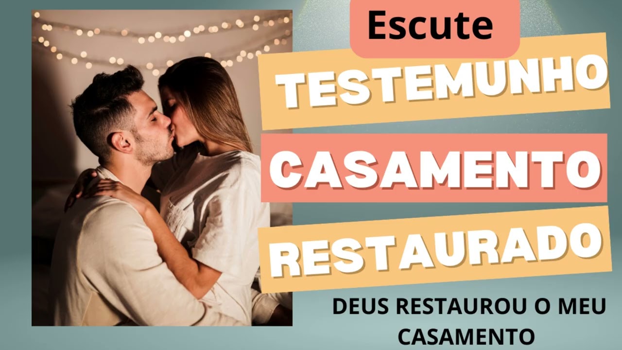 TESTEMUNHO CASAMENTO RESTAURADO- Ela tentou de tudo , mas só Deus fez !!