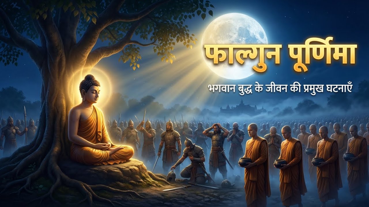 फाल्गुन पूर्णिमा के पावन अवसर पर भगवान बुद्ध के जीवन मे घटी अत्यंत महत्वपूर्ण घटना बुद्ध की घर वापसी