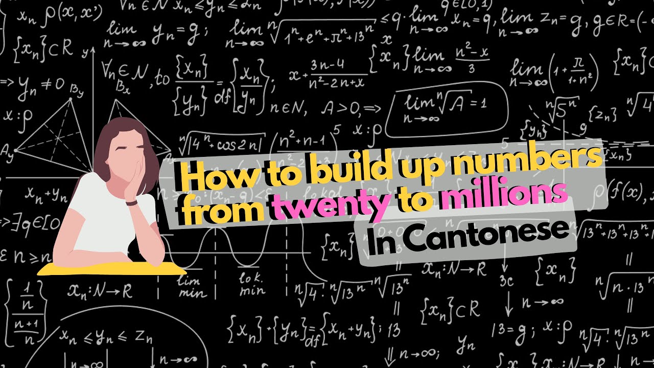 Learn Cantonese - How to count numbers from 20 to millions | Big numbers (Beginner Class)