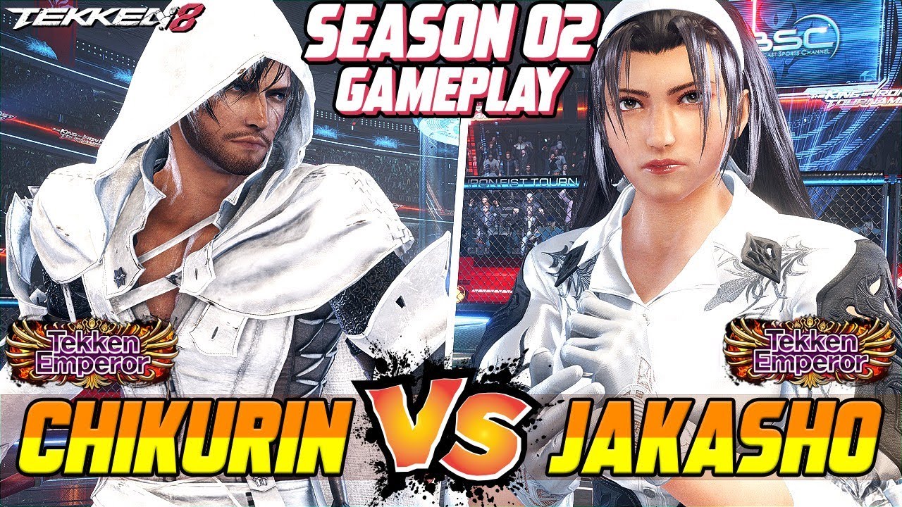 Tekken 8 – CHIKURIN (Clive) vs JAKASHO (Jun) – T8 SEASON 2 High Level Gameplay!