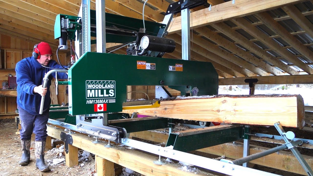 Milling 6x6 Logs for an Upcoming Off-Grid Cabin Build