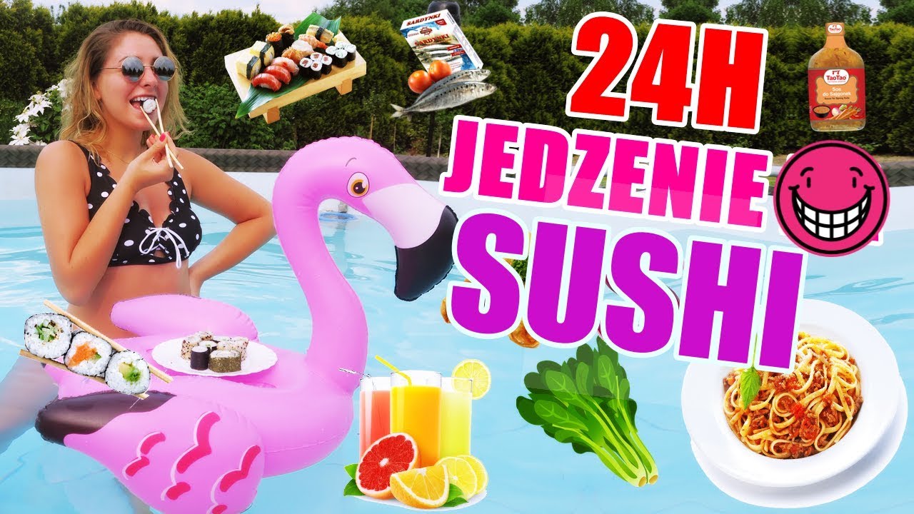 JEM TYLKO SUSHI PRZEZ 24H!