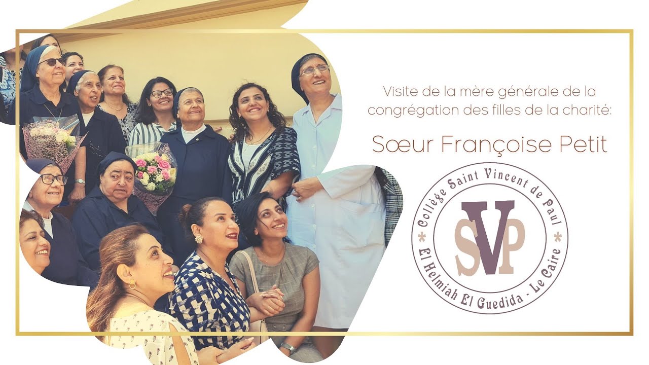 Visite de la mère générale de la congrégation des filles de la charité :sœur Françoise Petit.