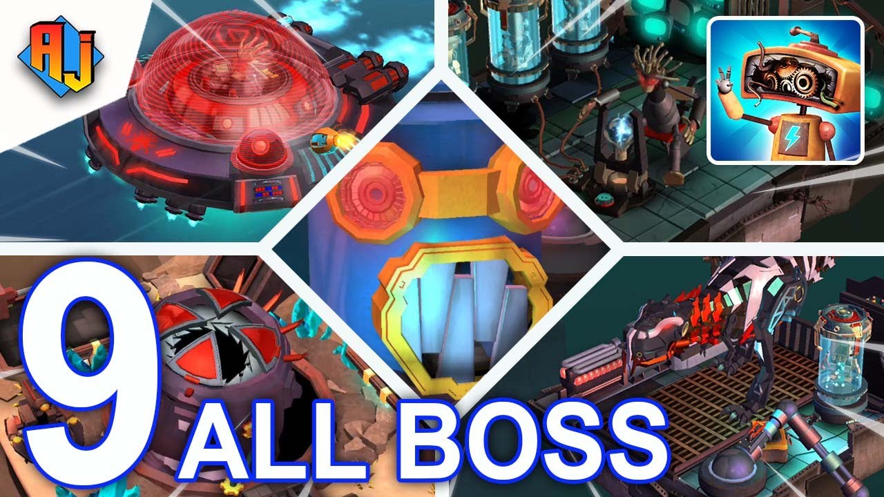 All Boss - Tiny Robots Recharged - Gameplay Walkthrough Part 9 ALL BOSS