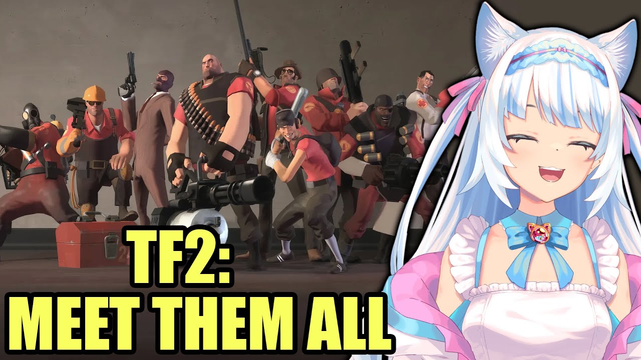 THEY'RE SO UNHINGED! | Milky Mew reacts to Team Fortress 2: Meet Them All