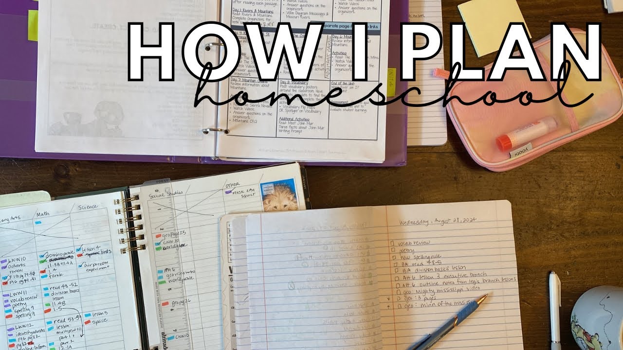 Plan with Me!  Homeschool 2024-2025